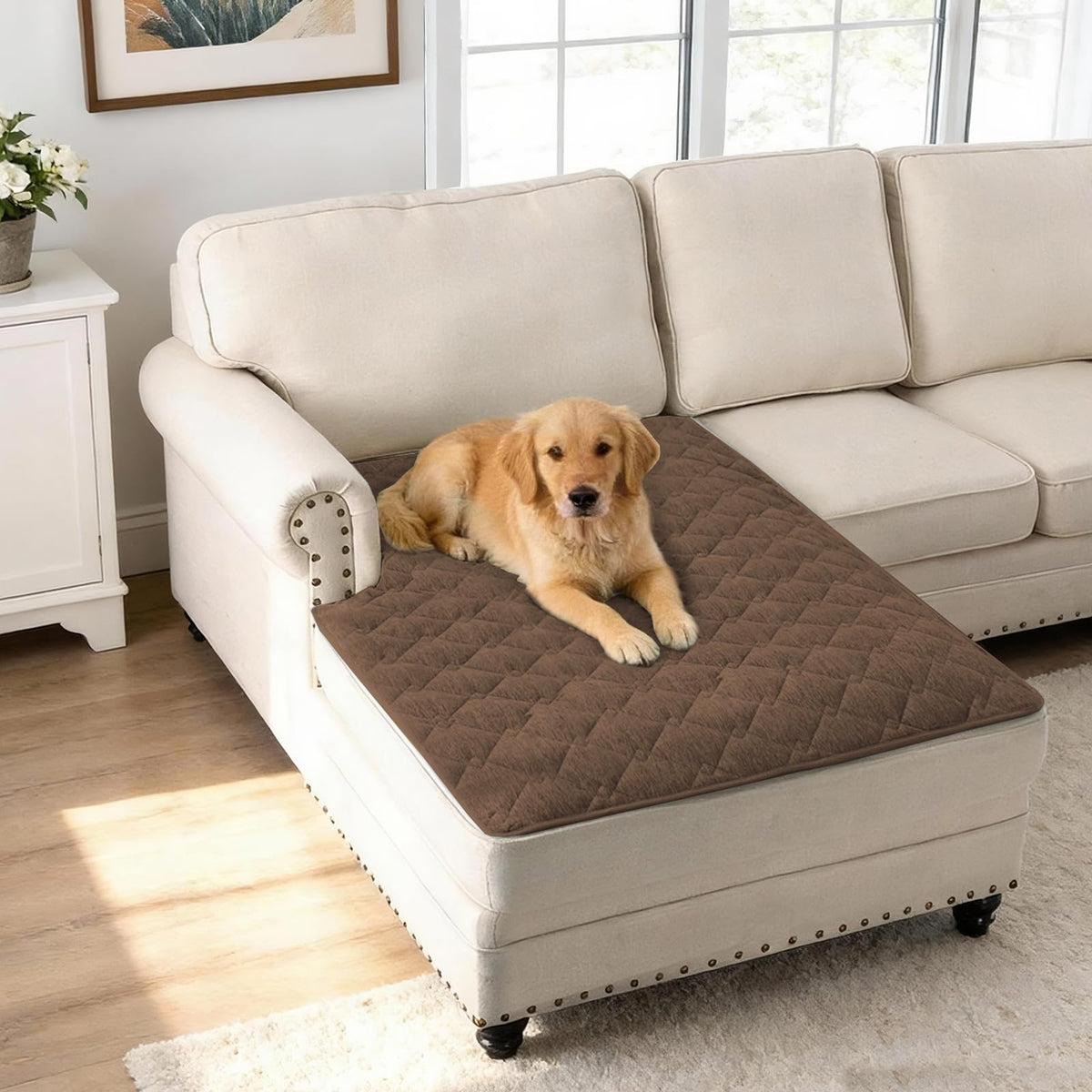 H.VERSAILTEX Couch Cover for Dogs, Non-Slip Washable Pet Sofa Protector