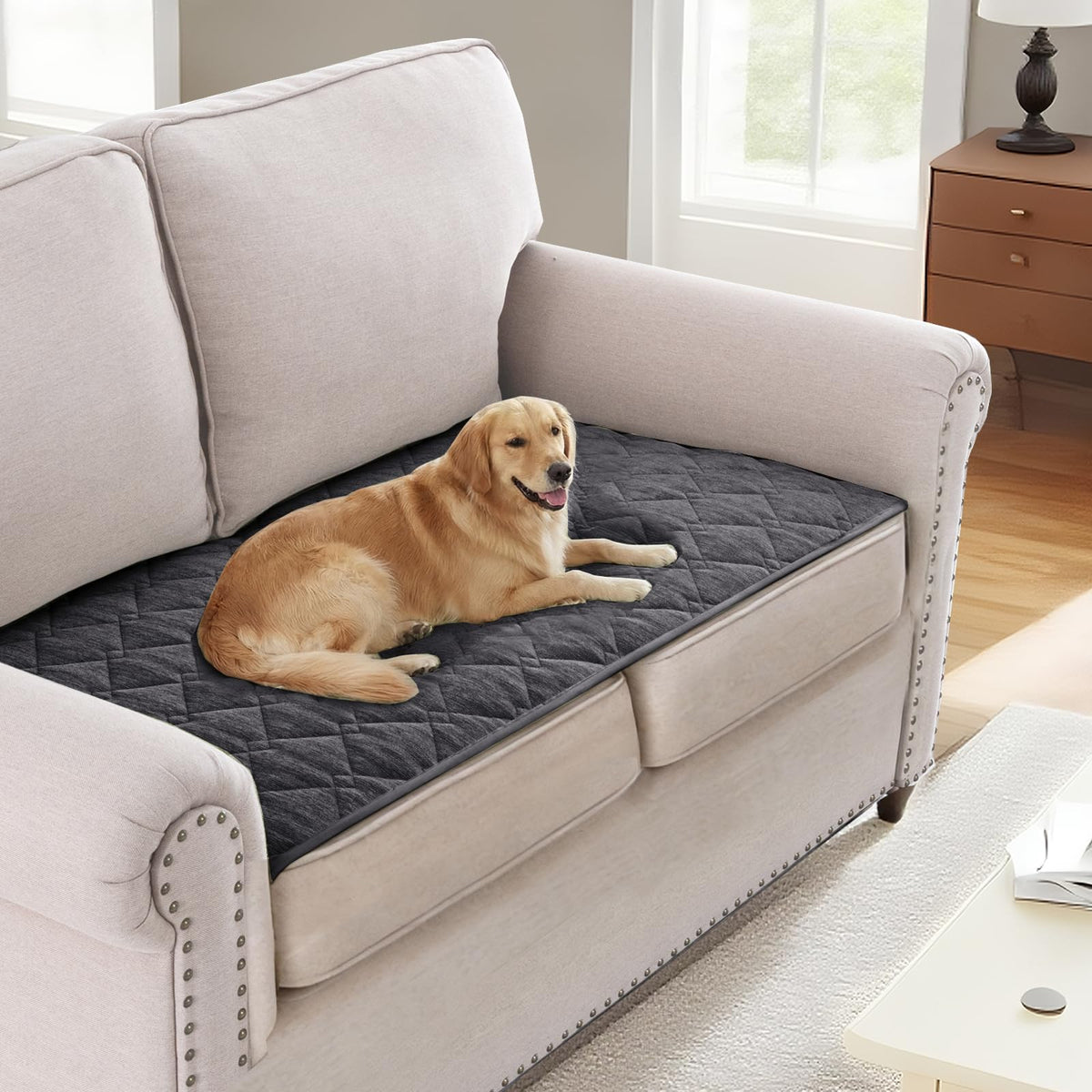 H.VERSAILTEX Couch Cover for Dogs, Non-Slip Washable Pet Sofa Protector