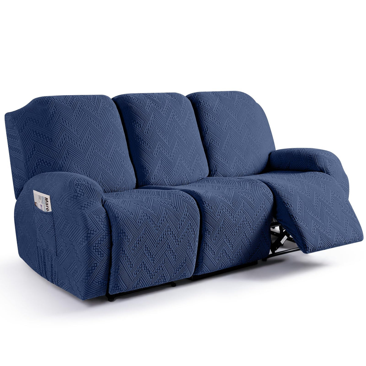 Ruaozz Recliner Couch Covers, Soft Stretch Sofa Slipcover, Chocolate