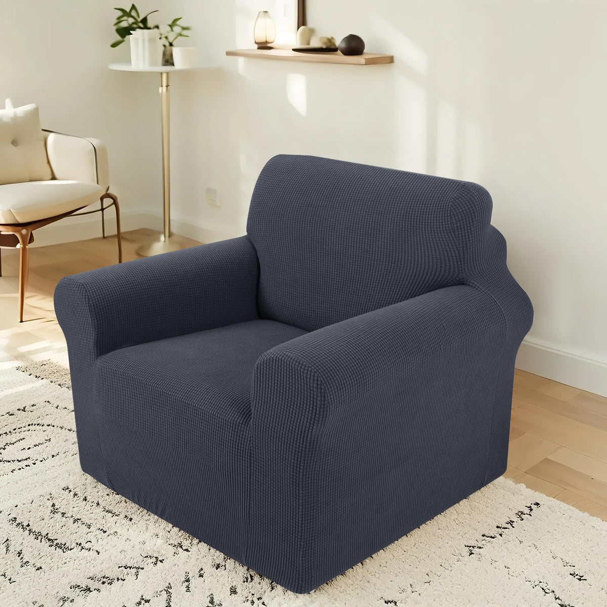 Stretch Couch Covers for Sofa Washable, Large, Chocolate