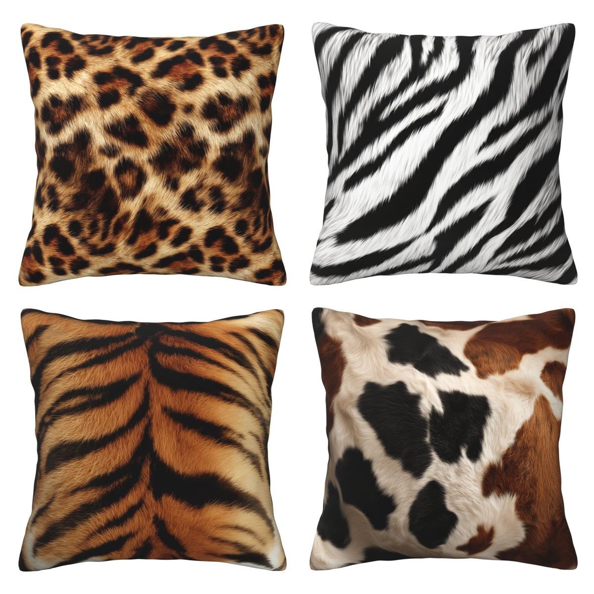 Abstract Art Throw Pillow Covers 18 X 18 Inch Set of 4 Decorative Cushion Cover Home Decor for Sofa Chair Couch Bedroom Living Room
