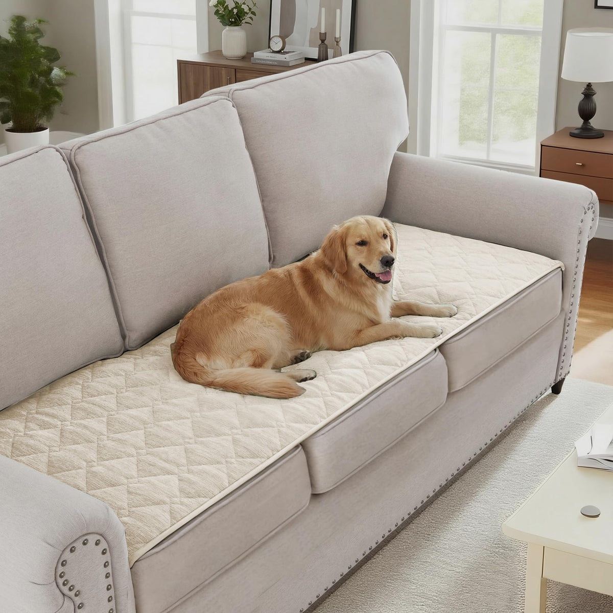 H.VERSAILTEX Couch Cover for Dogs, Non-Slip Washable Pet Sofa Protector