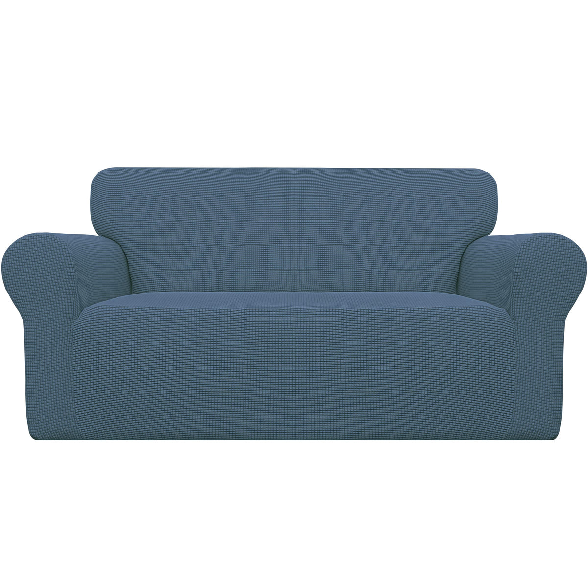 Easy-Going Stretch Loveseat Couch Covers Washable Dark Gray
