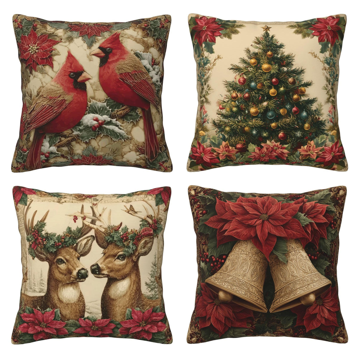 Abstract Art Throw Pillow Covers 18 X 18 Inch Set of 4 Decorative Cushion Cover Home Decor for Sofa Chair Couch Bedroom Living Room