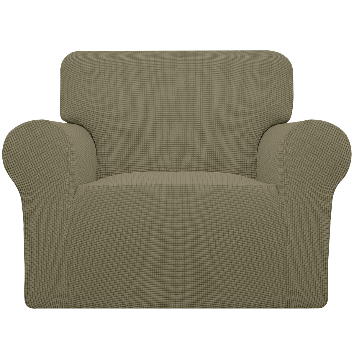 Easy-Going Stretch Loveseat Couch Covers Washable Dark Gray