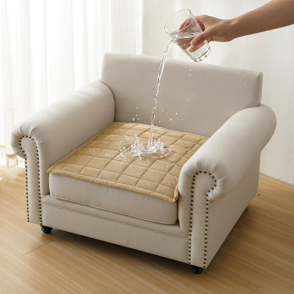 Waterproof Couch Covers for Sofa, Non Slip Dog Couch Cover Washable