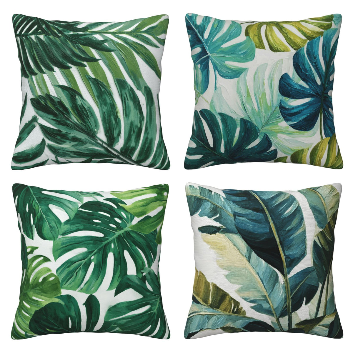 bassyil Abstract Geometry Throw Pillow Covers 18x18 Inch Set of 4 Western Decorative Cushion Cases for Couch Bedroom Living Room Sofa Patio