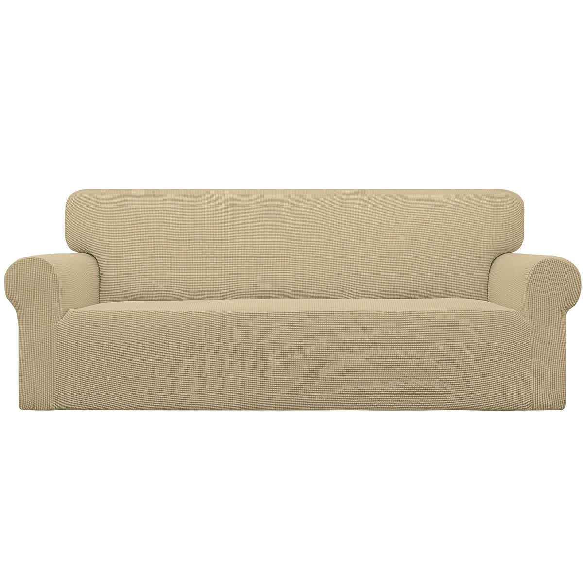 Easy-Going Stretch Couch Covers for Sofa Washable Large Dark Gray