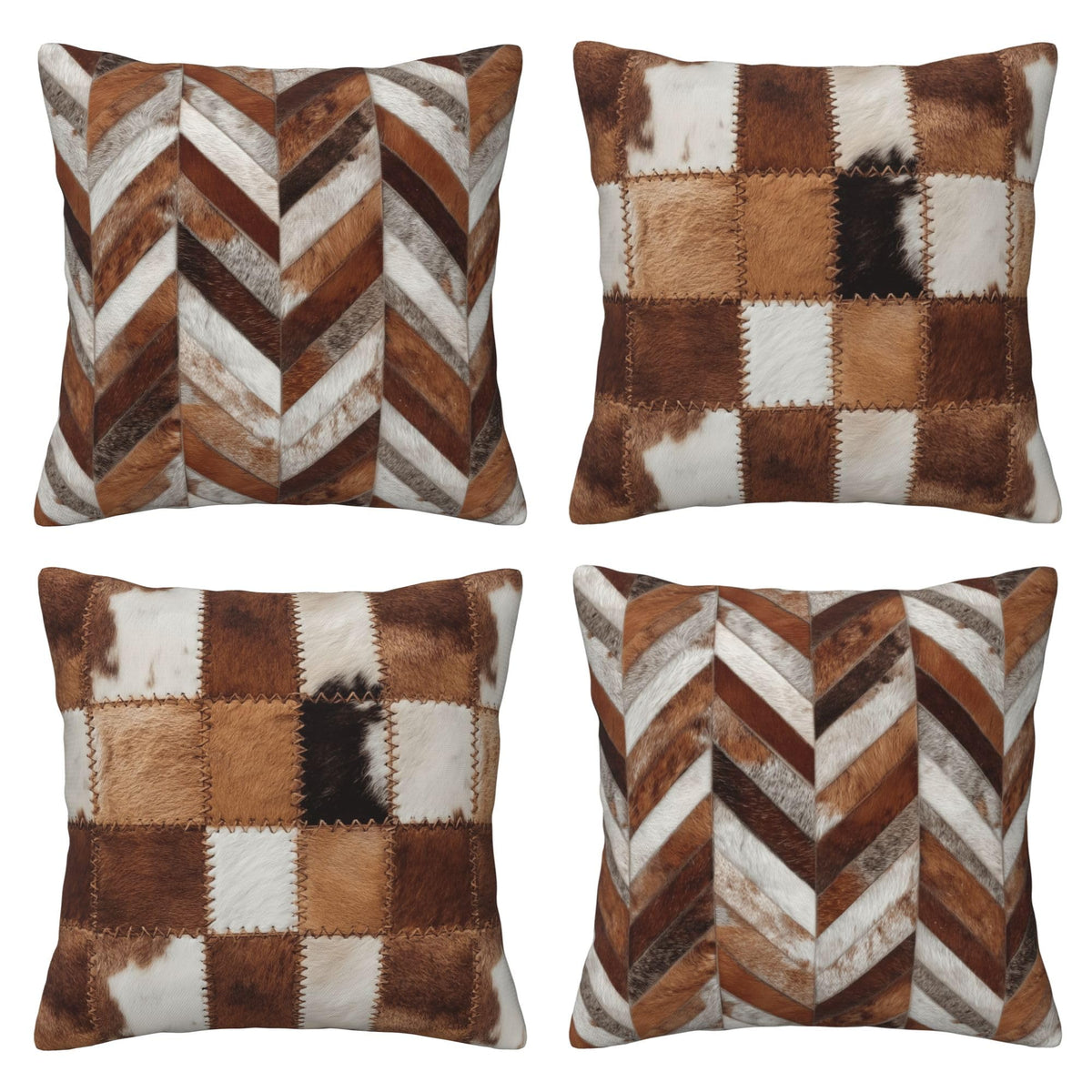 Abstract Art Throw Pillow Covers 18 X 18 Inch Set of 4 Decorative Cushion Cover Home Decor for Sofa Chair Couch Bedroom Living Room