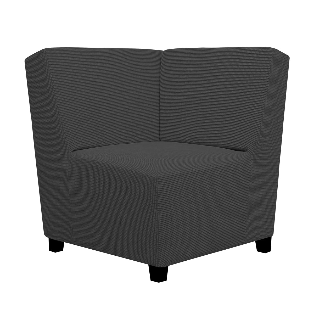 Easy-Going Stretch Oversized Sofa Couch Slipcover Washable Dark Gray