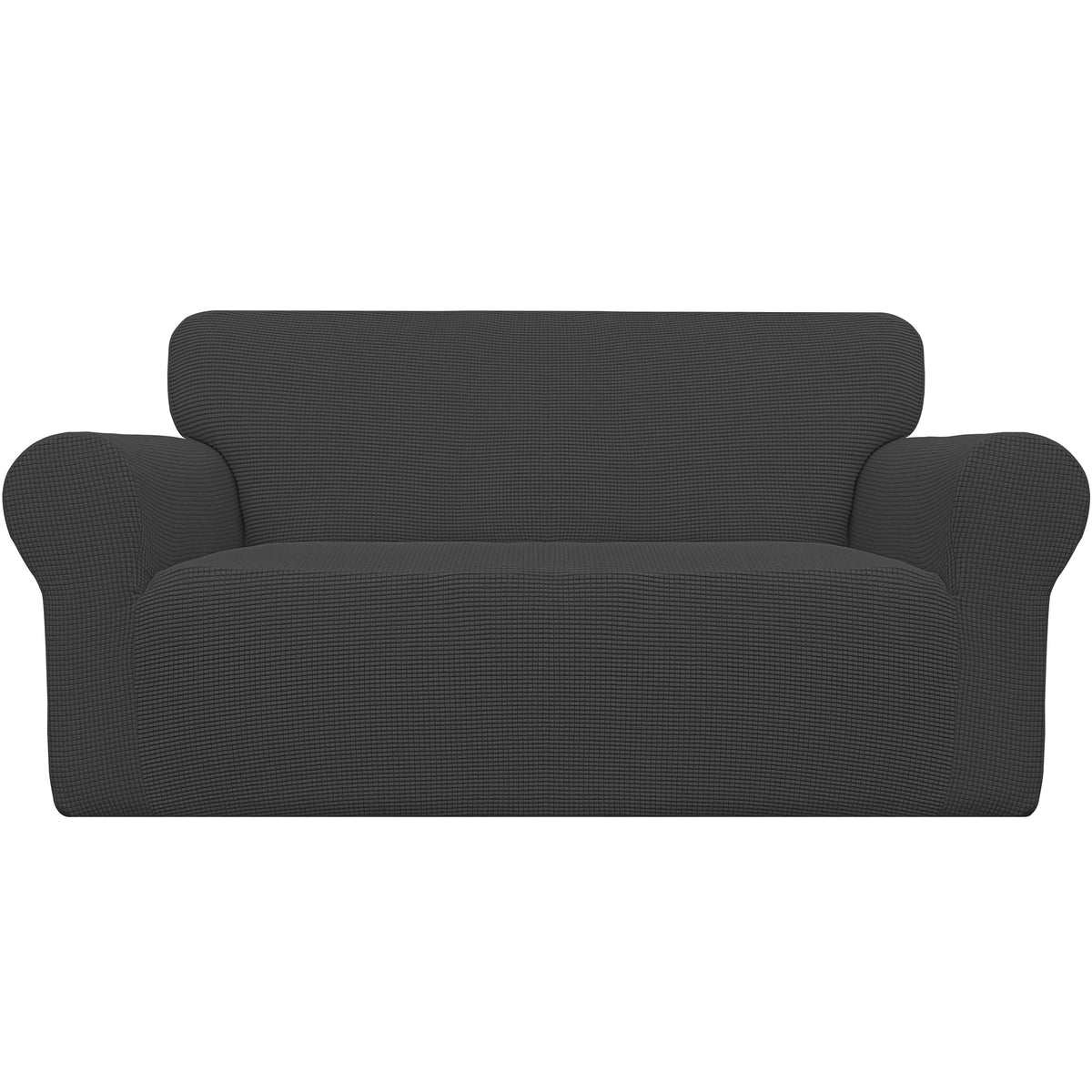 Easy-Going Stretch Couch Covers for Sofa Washable Large Dark Gray