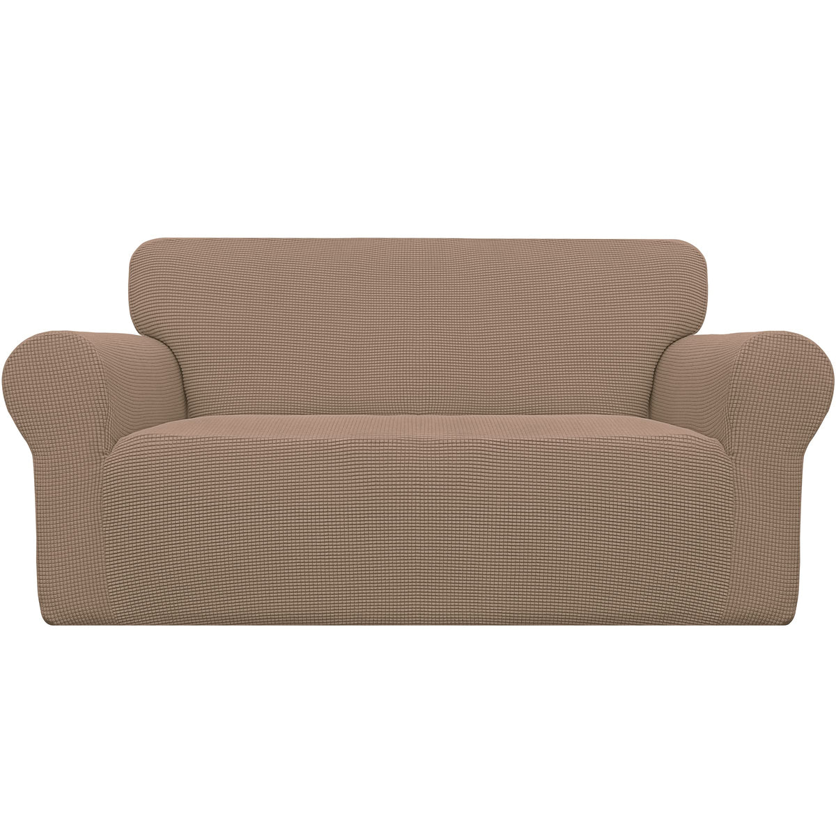 Easy-Going Stretch Couch Covers for Sofa Washable Large Chocolate