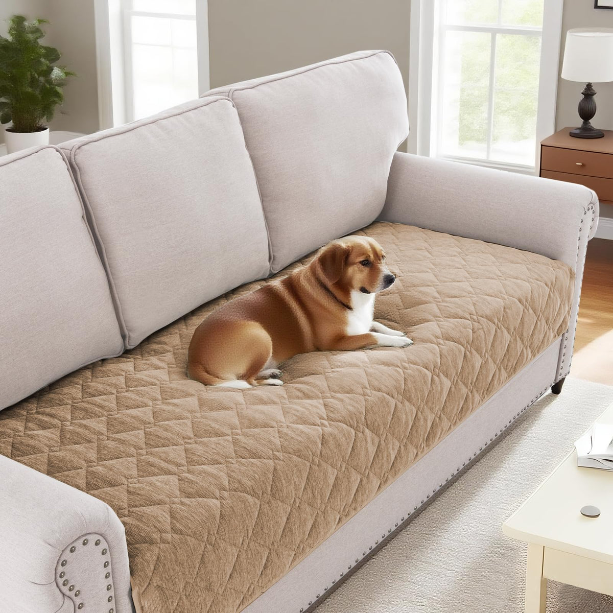 H.VERSAILTEX Couch Cover for Dogs, Non-Slip Washable Pet Sofa Protector