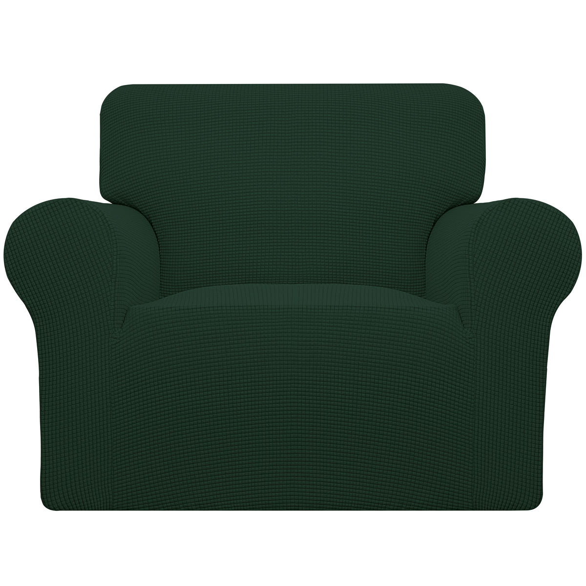 Easy-Going Stretch Loveseat Couch Covers Washable Dark Gray
