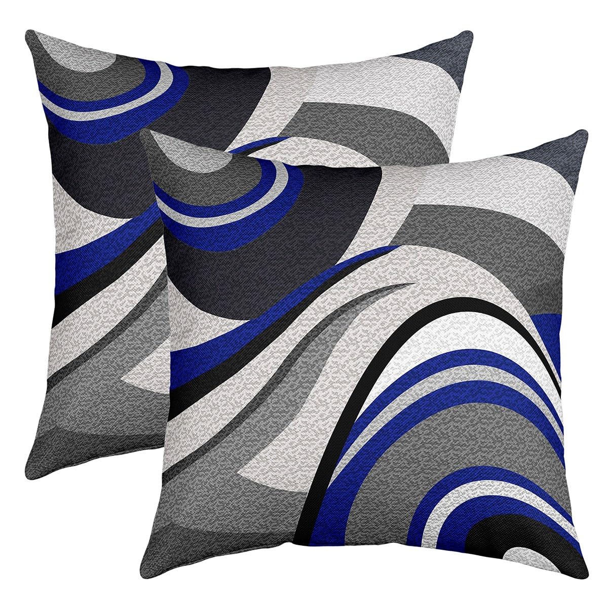Feelyou Throw Geometric Square Pillow Covers 18x18 Inches