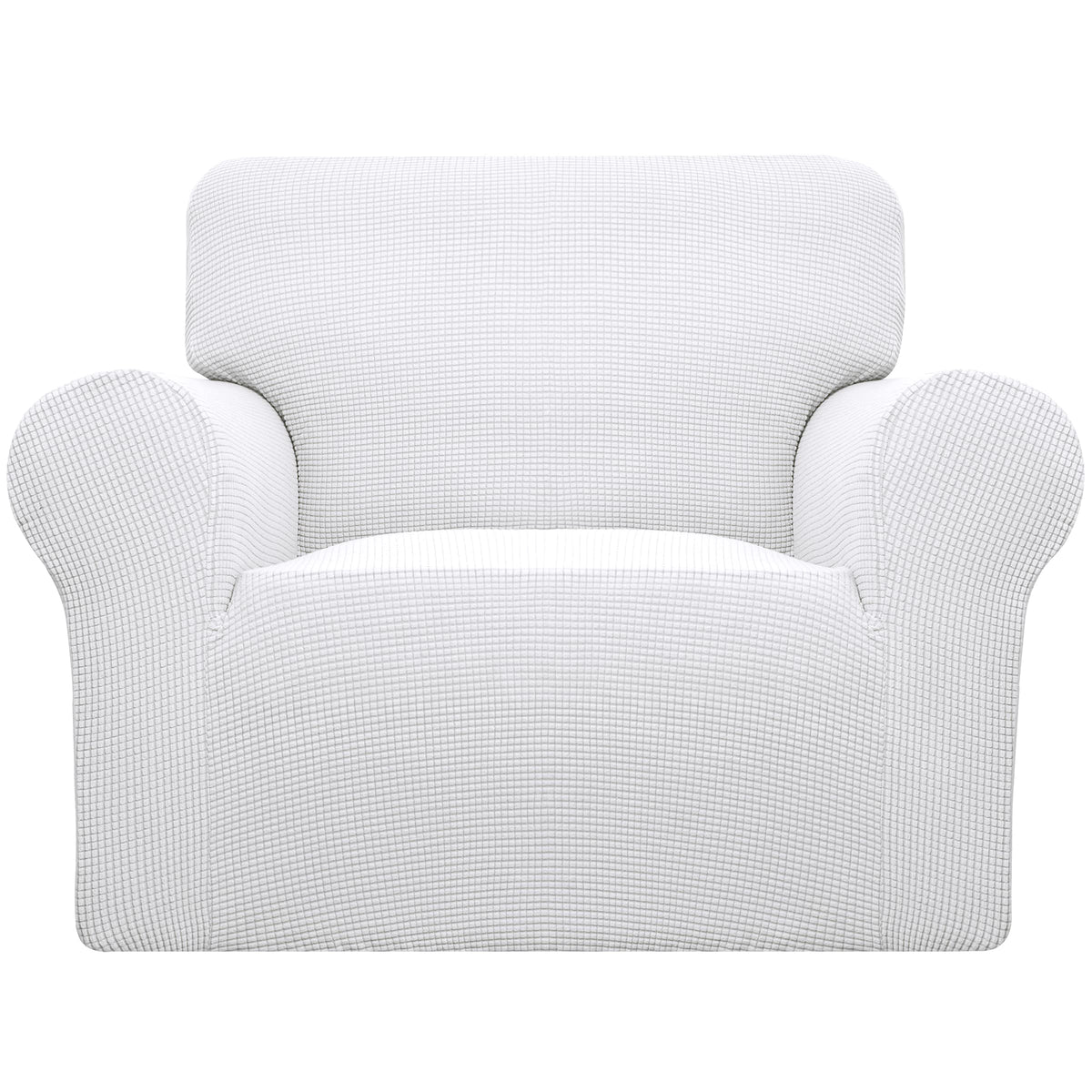 Easy-Going Stretch Loveseat Couch Covers Washable Dark Gray