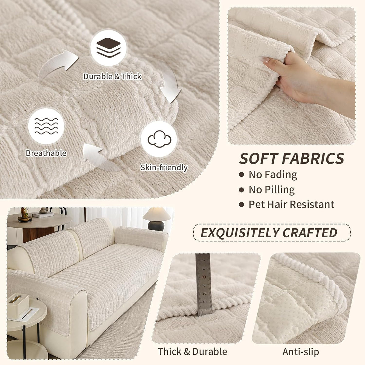 Couch Covers for Sectional Sofa, Sectional Couch Covers for Dogs Pets
