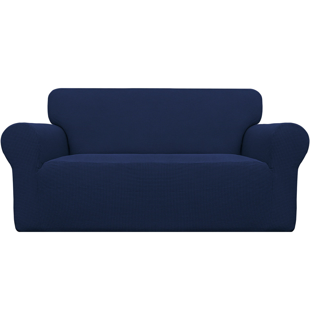 Easy-Going Stretch Loveseat Couch Covers Washable Dark Gray