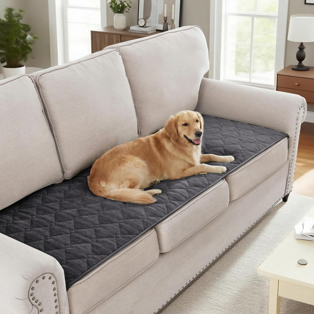 H.VERSAILTEX Couch Cover for Dogs, Non-Slip Washable Pet Sofa Protector