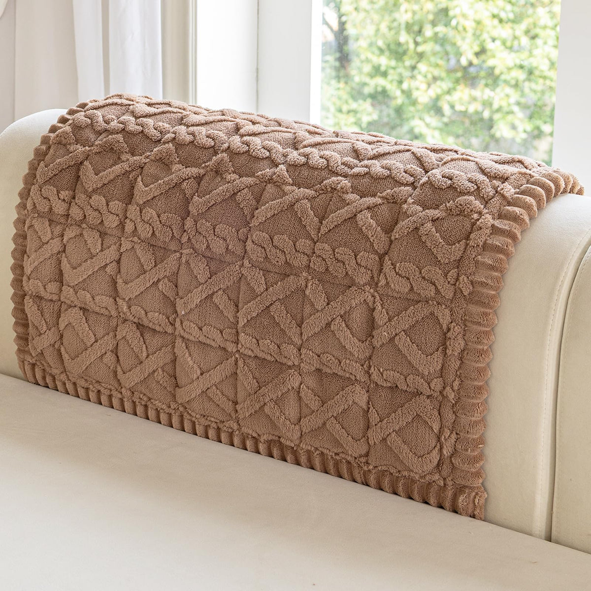 OstepDecor Couch Cover for Dogs, Washable Non Slip Sofa Cover for Pets