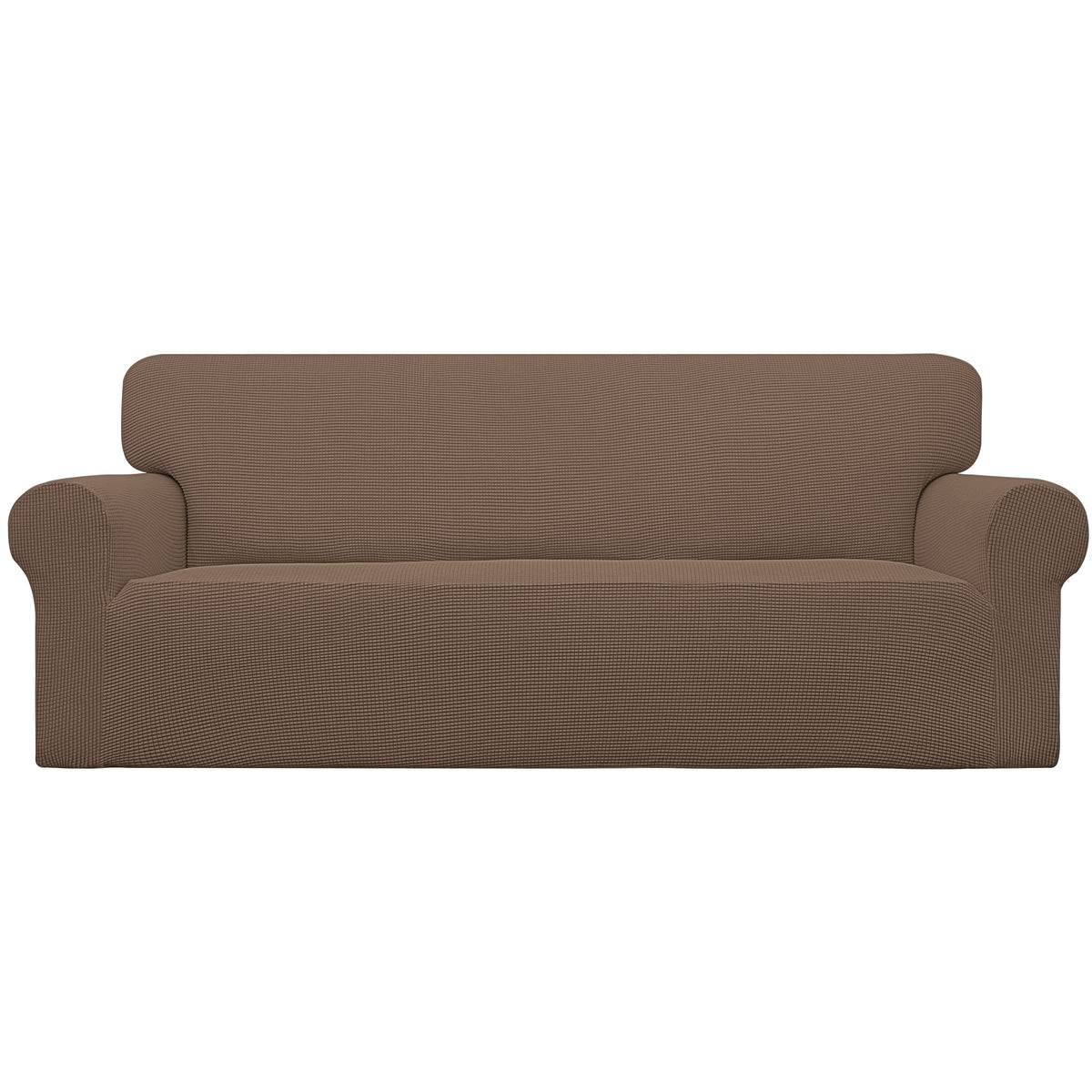Easy-Going Stretch Couch Covers for Sofa Washable Large Chocolate