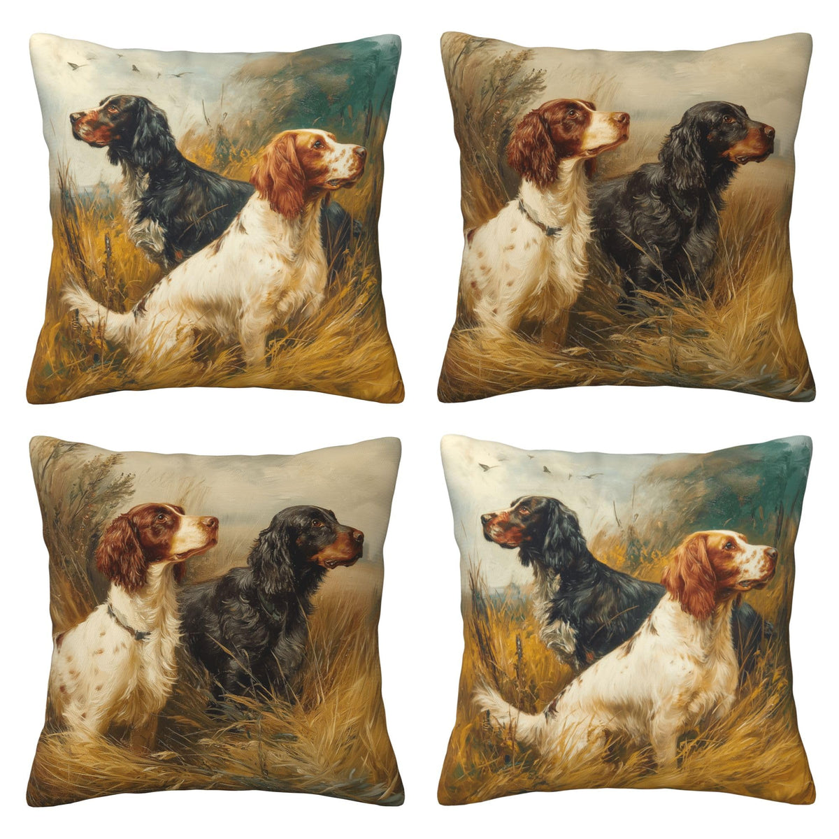 Abstract Art Throw Pillow Covers 18 X 18 Inch Set of 4 Decorative Cushion Cover Home Decor for Sofa Chair Couch Bedroom Living Room