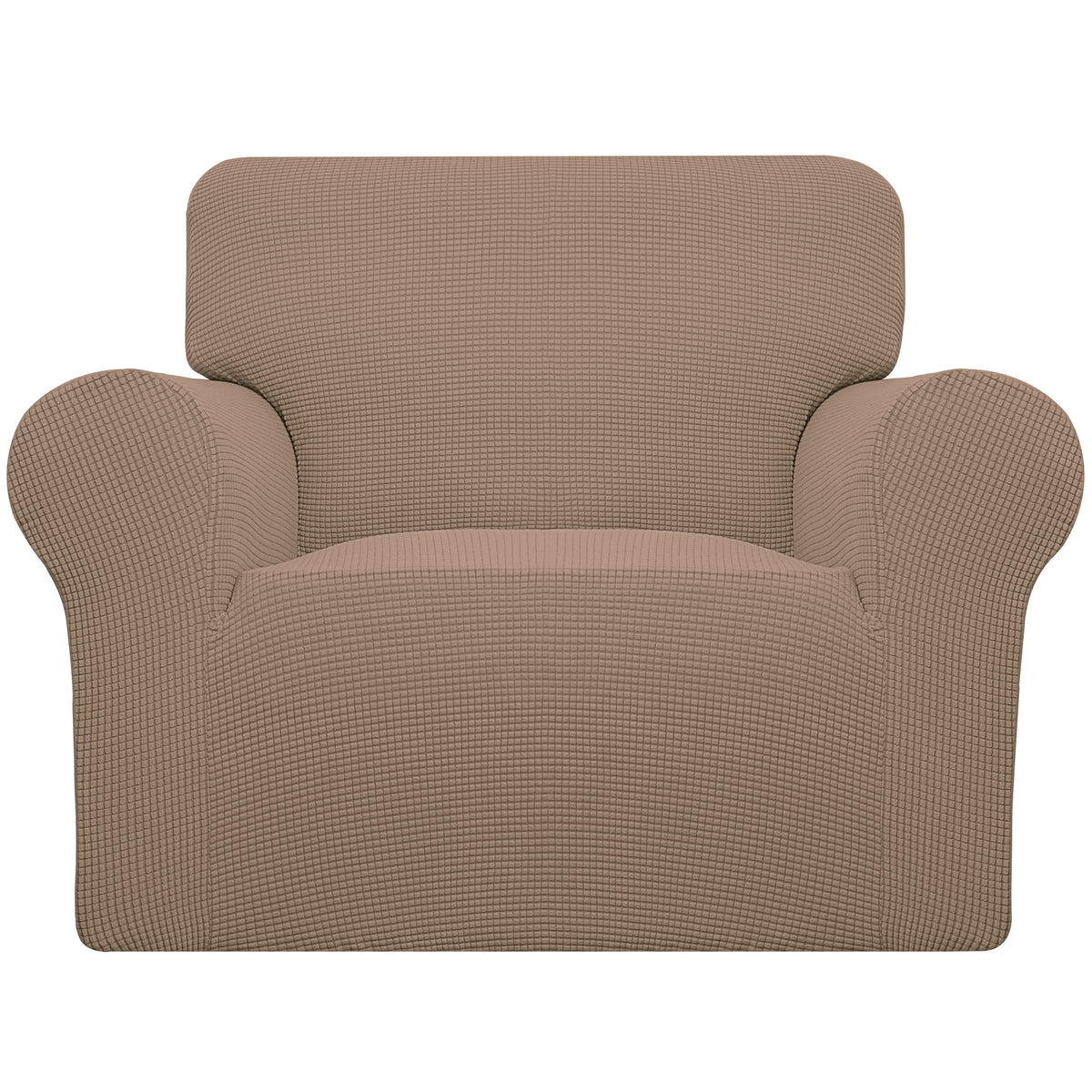 Easy-Going Stretch Couch Covers for Sofa Washable Large Chocolate
