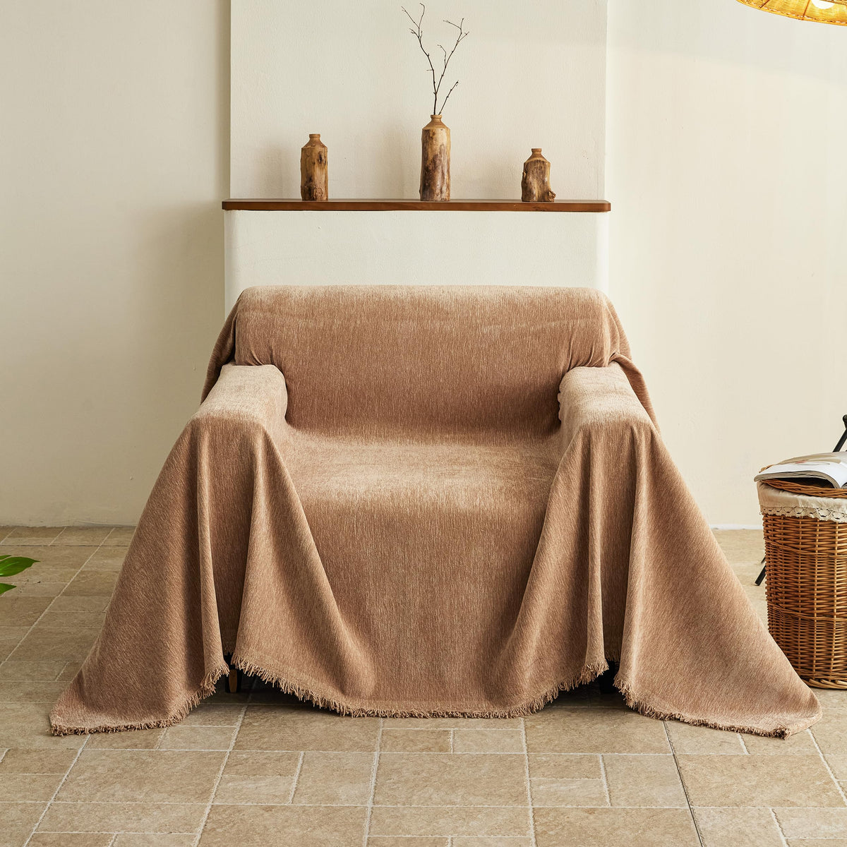Couch Cover for Sofa, Boho Sofa Covers Washable 3 Cushion for Dogs