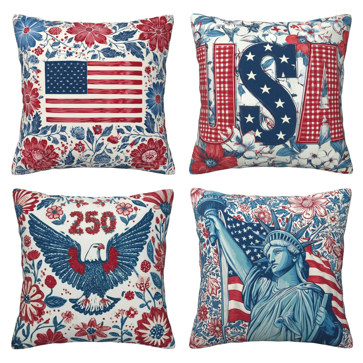 bassyil Abstract Geometry Throw Pillow Covers 18x18 Inch Set of 4 Western Decorative Cushion Cases for Couch Bedroom Living Room Sofa Patio