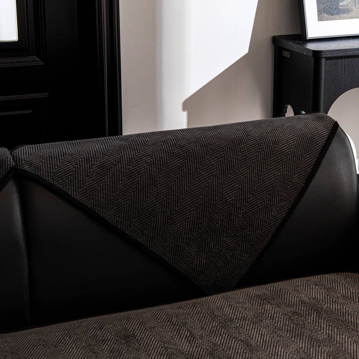 Waterproof Chenille Couch Cover, Non-Slip Sofa Cover for 3 Cushion