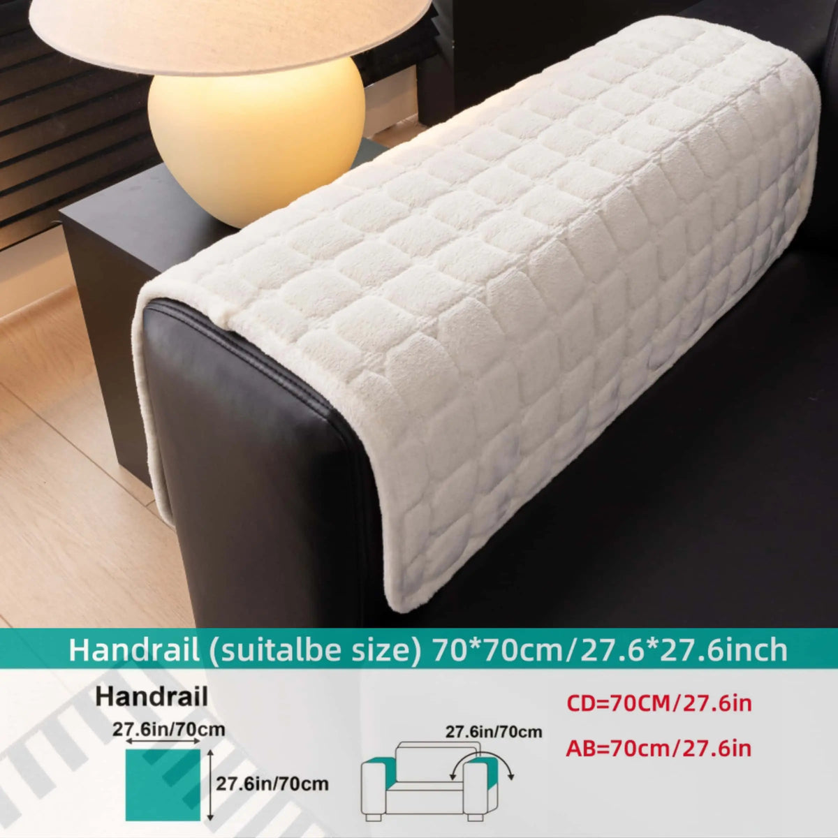 Solid colour Thick Plush Sofa couch cover, 1 PC Quilted Non Slip Washable Couch Cushion Cover Pad, Pet-Friendly Soft Velvet Sofa Protector, for Armchair, Loveseat, Sectional & Multi-Seater Sofas, Modern Cozy Living Room Decor, Sofa Slipcover.