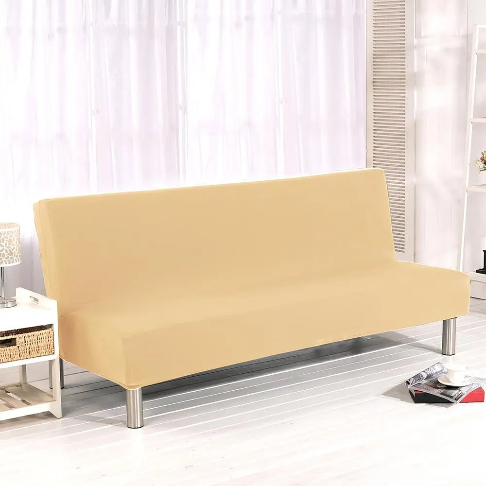 Solid Color Sofa Cover, Stretch Sofa Cover, Elastic Sofa Slipcover, Couch Cover, 1 Count Foldable Sofa Bed Cover, Dustproof Sofa Slipcover, Sofa Protector for Home Living Room, Bedroom