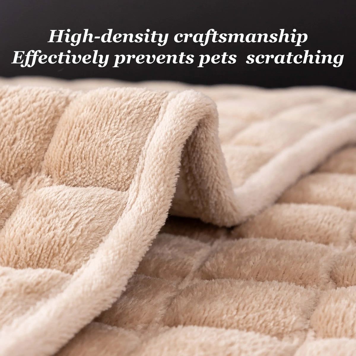 Solid colour Thick Plush Sofa couch cover, 1 PC Quilted Non Slip Washable Couch Cushion Cover Pad, Pet-Friendly Soft Velvet Sofa Protector, for Armchair, Loveseat, Sectional & Multi-Seater Sofas, Modern Cozy Living Room Decor, Sofa Slipcover.
