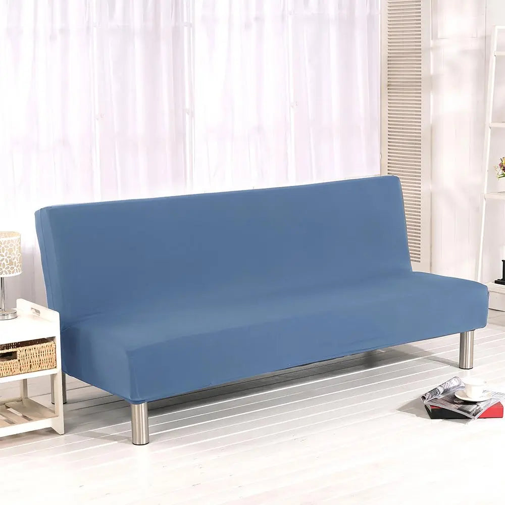 Solid Color Sofa Cover, Stretch Sofa Cover, Elastic Sofa Slipcover, Couch Cover, 1 Count Foldable Sofa Bed Cover, Dustproof Sofa Slipcover, Sofa Protector for Home Living Room, Bedroom