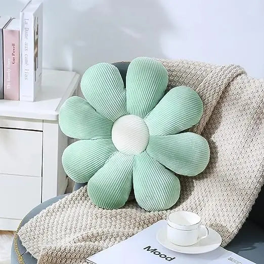 2026 Modern Daisy Flower-Shaped Decorative Cushion, Christmas Gift Throw Pillow for Home Sofa and Bedroom Decor