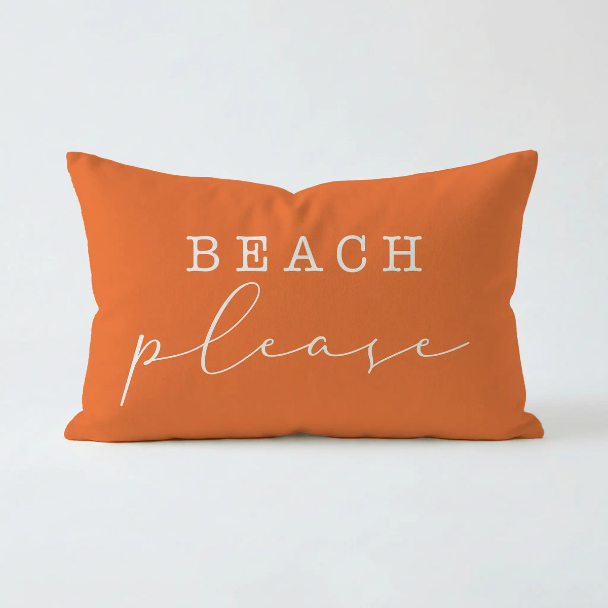 Beach Please Pillow, Indoor Outdoor Throw Pillow with Insert, Beach House Decor, Coastal Gift, Summer Patio Pillow, Beach Lover Gift