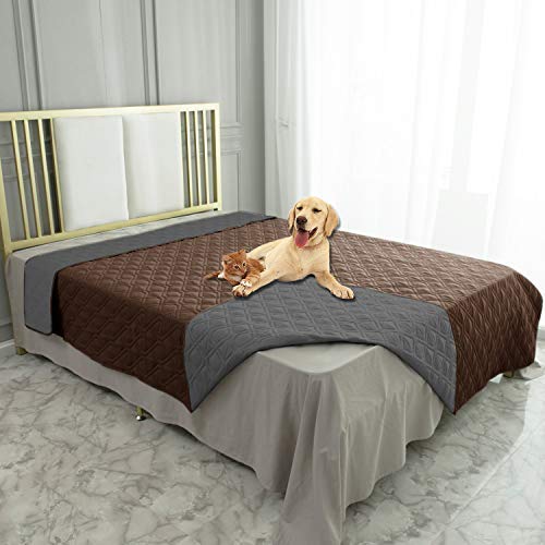 Ameritex Waterproof Dog Bed Blankets Cover for Bed Couch Sofa Reversible