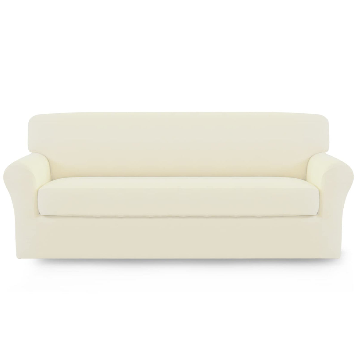 Easy-Going 2 Pieces Stretch Couch Sofa Slipcover Washable