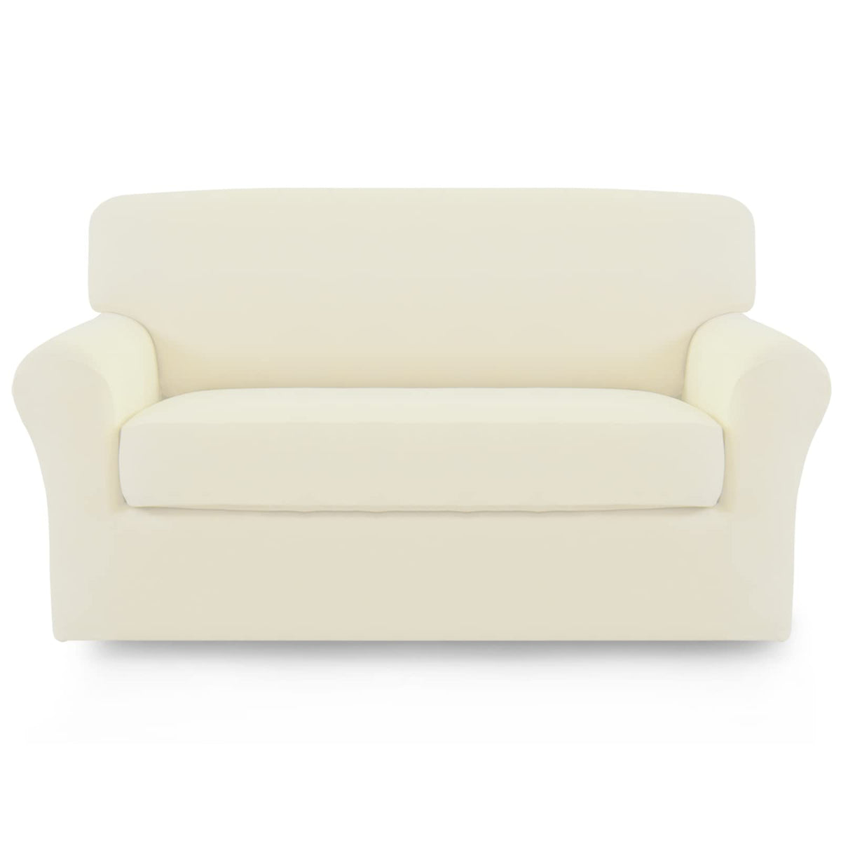 Easy-Going 2 Pieces Stretch Couch Sofa Slipcover Washable