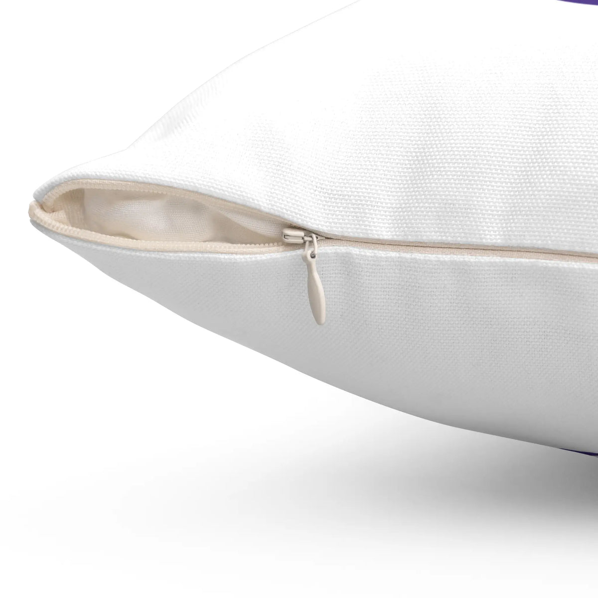 Know Thyself Peacock Square Pillow - Inspirational Home Decor