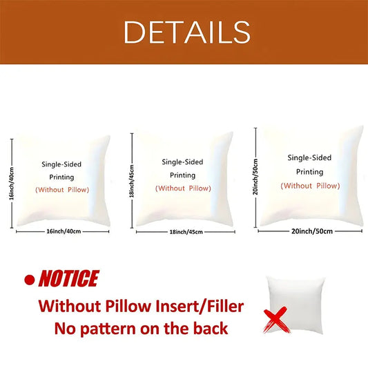 4Pcs Colorful Geometric Throw Pillow Covers  Modern Abstract Geometric Pattern Design Home Décor Products Suitable Spring Living Room Bedroom Sofa and Bed Decoration 2D Flat Single Sided Printing No Pillow Core