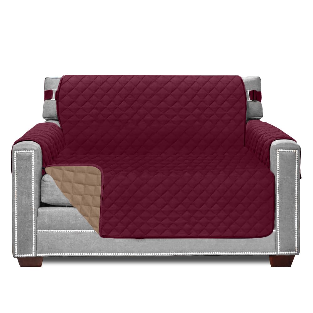 Sofa Shield® Couch Sofa Slip Cover for Dogs with Strap, Navy Sand