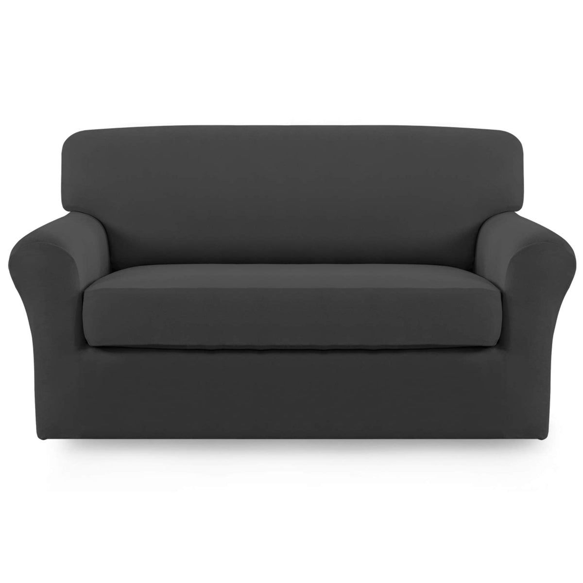 Easy-Going 2 Pieces Stretch Couch Sofa Slipcover Washable