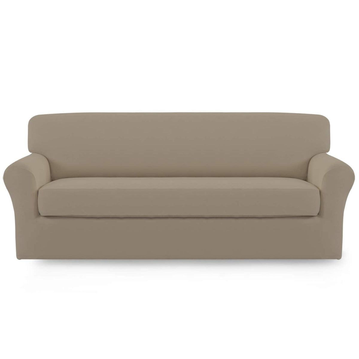 Easy-Going 2 Pieces Stretch Couch Sofa Slipcover Washable
