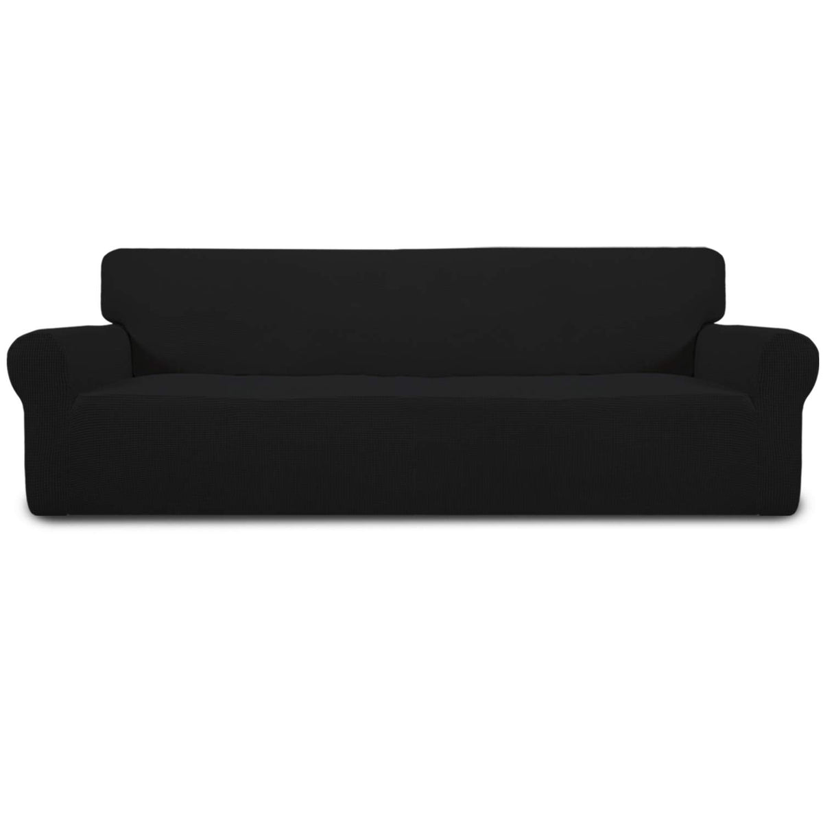 Easy-Going Stretch Couch Covers for Sofa Washable Large Dark Gray