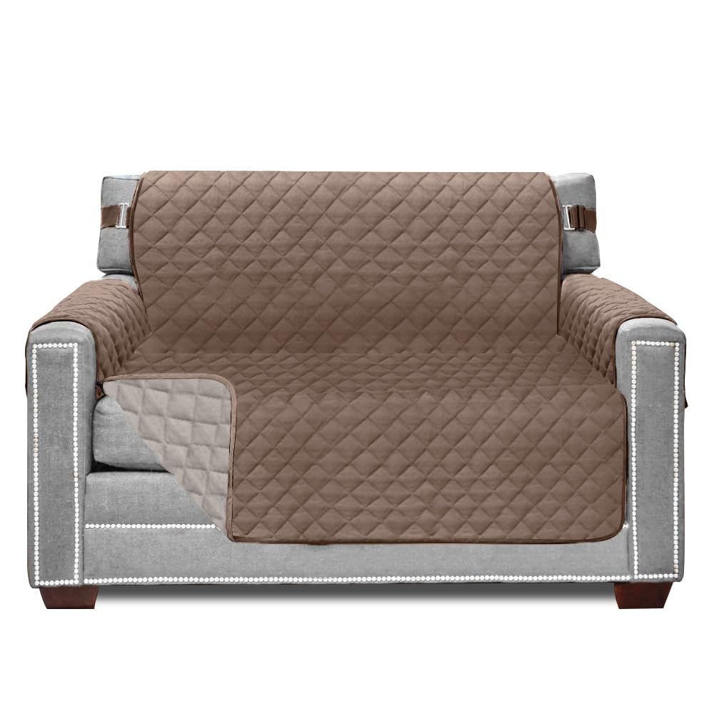 Sofa Shield® Couch Sofa Slip Cover for Dogs with Strap, Navy Sand
