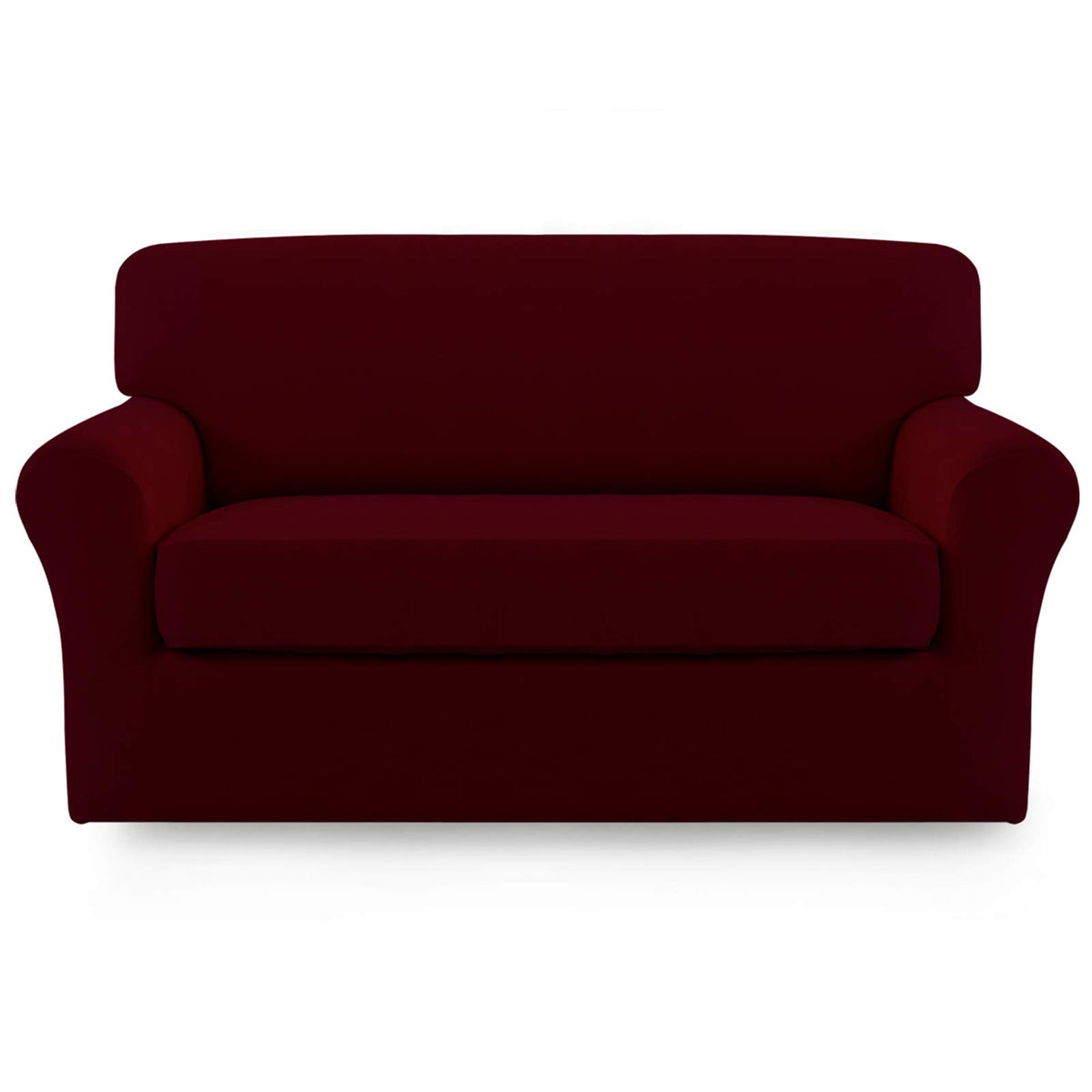 Easy-Going 2 Pieces Stretch Couch Sofa Slipcover Washable