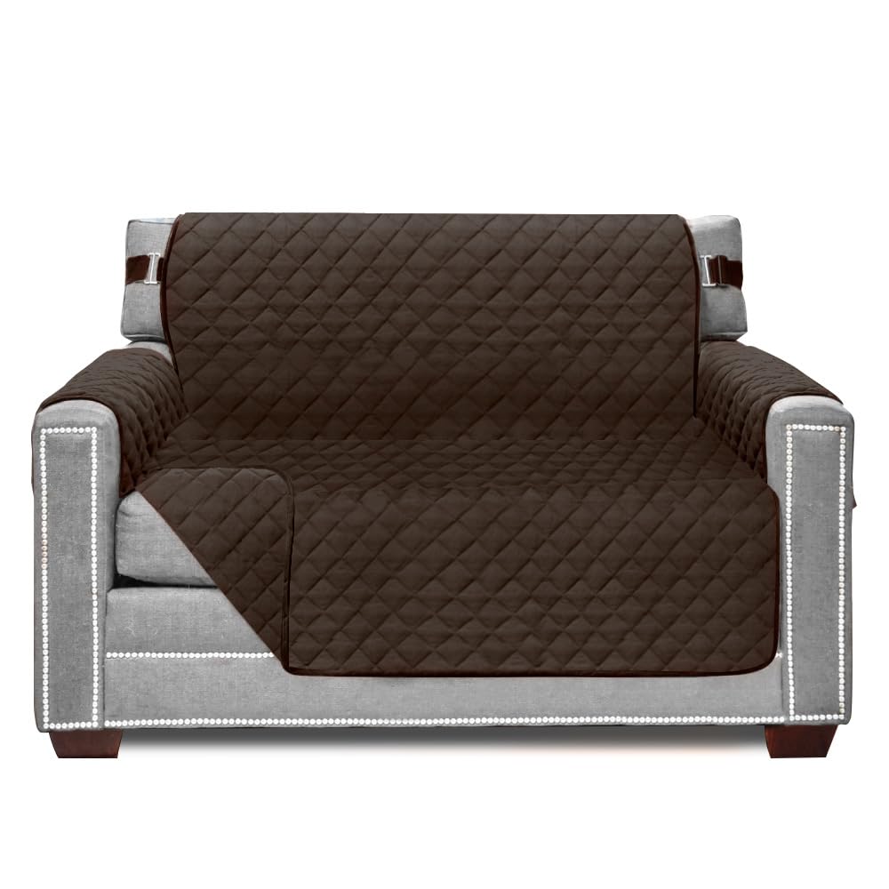 Sofa Shield® Couch Sofa Slip Cover for Dogs with Strap, Navy Sand