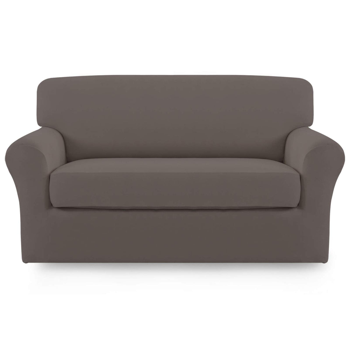 Easy-Going 2 Pieces Stretch Couch Sofa Slipcover Washable