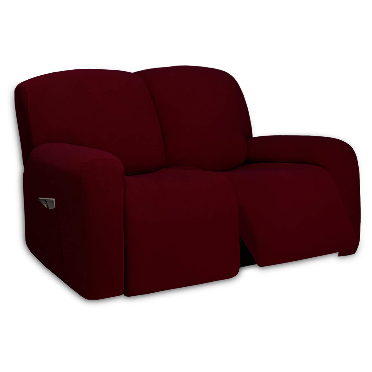 PureFit Stretch Couch Covers for Sofa Large Sofa Slipcovers Chocolate